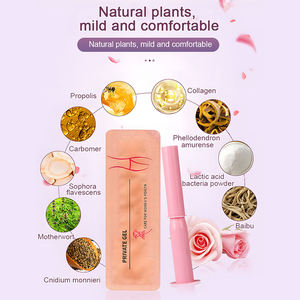 Lubrifiant intime à base de plantes pour le contrôle des odeurs, l'équilibre du pH, l'hygiène, les soins intimes, les hydratants antibactériens, gel raffermissant vaginal - Product Image 4