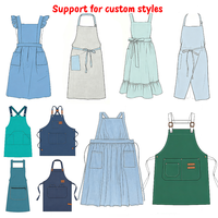Tablier de chef en toile à bretelles croisées avec poches et logo personnalisé pour chefs, serveurs, usage domestique et restauration – Haute qualité, réglable