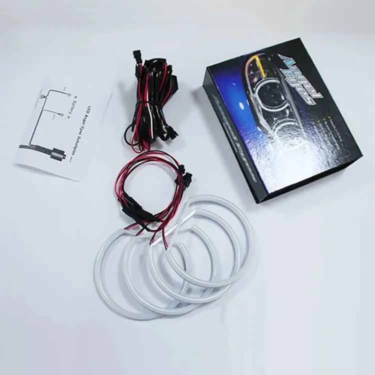 Dao Wit Xenon Lamp Led Halo Ringen Led Engel Ogen Licht Voor Bmw E36 E46 3 Serie E39 5 Serie E38 7 Serie Led Koplamp