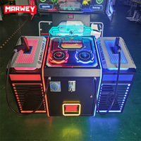 Machine de jeu de tir d'arcade à monnayeur pour deux joueurs avec pistolets optiques, pour centre de divertissement familial et aire de jeux intérieure