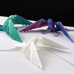 Vente en gros de jouets lumineux en plastique imprimés en 3D, personnalisables, représentant des hirondelles, des animaux et des dinosaures, modèle tendance pour enfants, cadeau OEM - Product Image 1