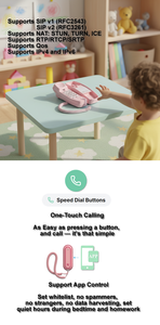 Téléphone IP WiFi Portable Moderne pour Enfants KS20 pour la Maison et la Famille, Haute Compatibilité, Codage Opus, <span class=keywords><strong>VoIP</strong></span>, Téléphone à Mise à Jour à Distance - Product Image 6