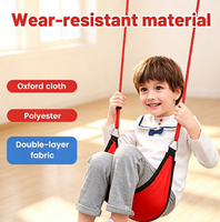 Chaise suspendue pour enfants Ropecube avec cordes réglables, siège en plastique, crochets robustes, pour intérieur, extérieur, maison, garderie, arbre, jardin, aire de jeux