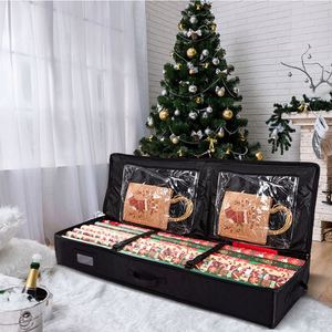 Organizador de Papel de Regalo Navideño Personalizado de 104*36*16 cm, Almacenamiento para Papel de Regalo, Lazos y Cintas - Product Image 2