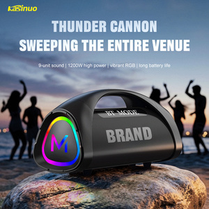 Haut-parleur subwoofer intelligent de premier ordre, portable, étanche, sans fil, avec microphone - Product Image 2