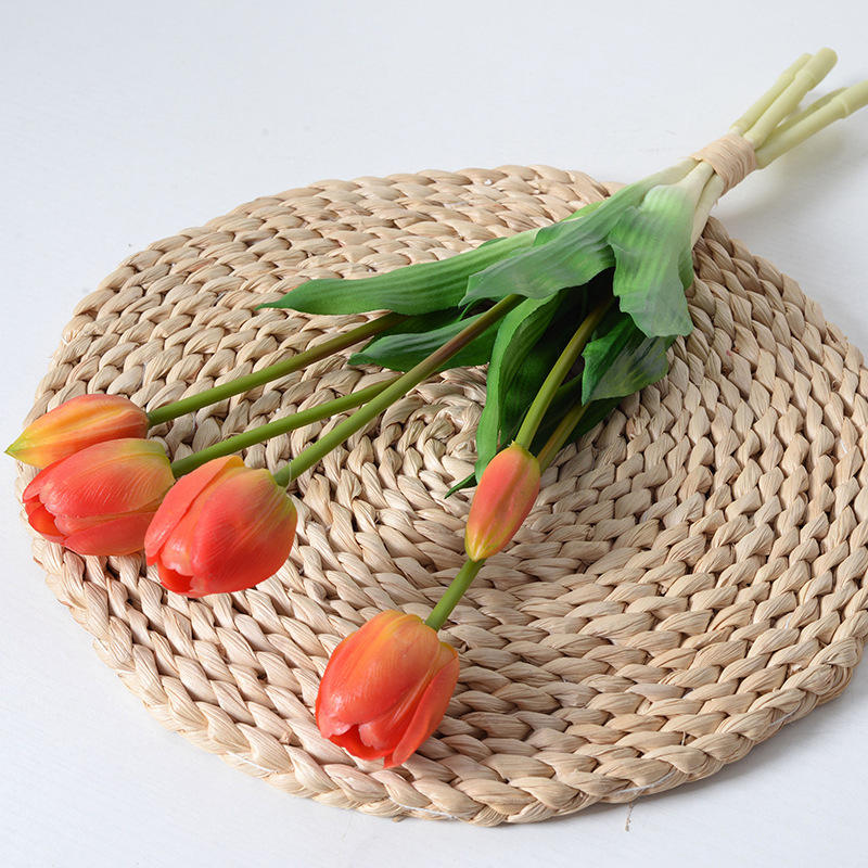 #5 tulip flower bundle-RED