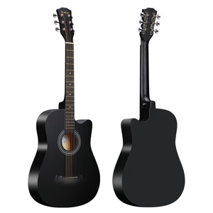 Guitarra acústica 38 pulgadas Universal Principiante Guitarra usada Guitarra <span class=keywords><strong>de</strong></span> tilo a la <span class=keywords><strong>venta</strong></span> - Product Image 5