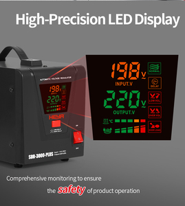 Электронный регулятор напряжения HEYA <span class=keywords><strong>2KVA</strong></span> 3KVA, 2000 ВА, 110 В и 220 В, стабилизаторы напряжения 50 Гц 60 Гц - Product Image 3