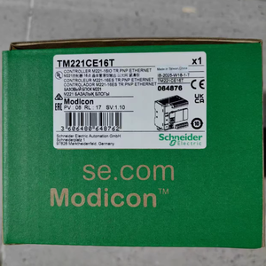 TM221CE16T وحدة تحكم منطقية قابلة للبرمجة من شنايدر، جديدة 100% وأصلية، موديل M221، 16 مدخل/مخرج، 9 مداخل رقمية، 7 مخارج رقمية، ترانزستور PNP، إيثرنت - Product Image 4