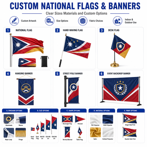 Banderas Rectangulares Personalizadas al por Mayor de Poliéster de 3x5 pies, Banderas Duraderas para Equipos Deportivos, Uso en Automoción, Educación y Agencias de Viajes - Product Image 5