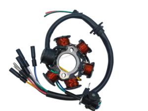 Bobine de magnéto de moto pour CD 100 Deram 110 <span class=keywords><strong>YX</strong></span> <span class=keywords><strong>125</strong></span> 6 pôles Ensemble de stator - Product Image 3