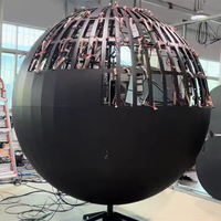 Pantalla LED Esférica de 3m de Diámetro, Pantalla Flexible Tipo Globo P2.5, Resolución 4K, 360° °   Ángulo de Visión para Uso en Interiores de Salas de Exposiciones