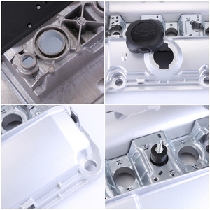 Tapa de Válvulas de Aluminio al por Mayor con Sello 11121437395 Compatible con <span class=keywords><strong>BMW</strong></span> E39 E46 E53 525i 325i X5 Z3 M52 M54, Piezas de Automóvil - Product Image 4