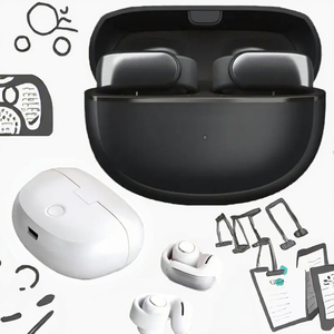 หูฟังไร้สาย V12มีอายุการใช้งานยาวนานเป็นพิเศษหูฟัง BT5.3ชุดหูฟังเสียงรอบทิศทางสวมใส่สบายตัดเสียงรบกวนดีไซน์แบบหนีบ - Product Image 3