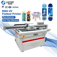 Mesin Cetak UV LETOP Factory I3200 Head 9060 Ukuran Kecil untuk Casing Ponsel, Kaca, dan Printer UV Flatbed 3D Akrilik