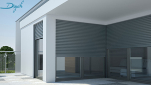 <span class=keywords><strong>Porte</strong></span> fenêtre de sécurité à <span class=keywords><strong>volet</strong></span> <span class=keywords><strong>roulant</strong></span> en aluminium de style moderne résistant aux ouragans <span class=keywords><strong>avec</strong></span> surface finie étanche - Product Image 4