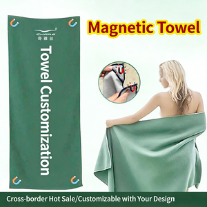 <span class=keywords><strong>Serviette</strong></span> de plage <span class=keywords><strong>personnalisée</strong></span> avec nom, cadeau de mariage, douce et à séchage rapide - Product Image 2