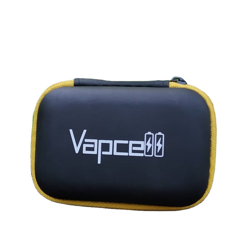 Vapcell Eva Waterproof Zipper Case for 21700, 18650 Batteries  Durable  Battery Holder for Safe Storage & Organization