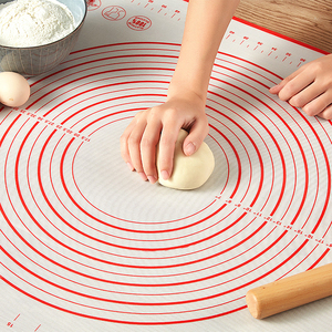 Wholesale Kitchen Non-slip <b>Silicone</b> Oven Liner Fondant Pie Crust Mat Dough Rolling Pastry with Measurements - Product Image 3