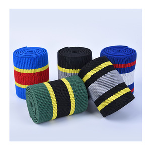 Elastic Wristband for Sports and Fitness Weightlifting Elastic Compression Band 8 cm Colorful Braided Customizable Model 37