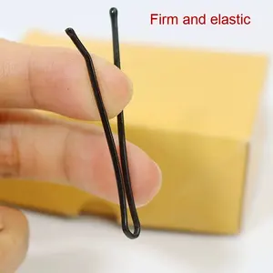 In acciaio inossidabile nero curvato molletta laterale multiuso frangetta fissa trucco acconciatura per occasioni di festa - Product Image 3