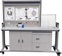 Dispositivo de Entrenamiento PLC de Construcción Metálica para Cursos de Automatización en Ingeniería Eléctrica, Sistema de Control Completo para Formación Profesional