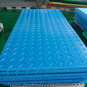 Tapis de protection au sol en plastique HDPE 3x8 pieds, tapis pour équipement lourd, matériau <span class=keywords><strong>PE</strong></span>, service de découpe sur mesure - Product Image 4