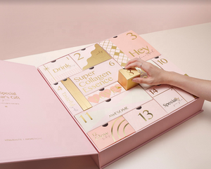 Hộp lịch vạn niên làm thủ công trống Crown Won, dành cho tháng Ramadan 30 ngày, hộp lịch vạn niên Giáng sinh 12 ngày, hộp giấy đựng đồ chơi sô cô la - Product Image 3