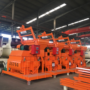 Mezcladora de Concreto Horizontal de Doble Eje JS1000-A, 1m3-5m3, Máquina Dosificadora, Silo de Cemento para Construcción, Planta Dosificadora de Concreto - Product Image 6