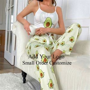 Set Pigiama 3 Pezzi da <span class=keywords><strong>Donna</strong></span> con Logo Personalizzato: Cappotto Lungo, <span class=keywords><strong>Pantaloni</strong></span> e Canotta in Tessuto Waffle a Costine - Product Image 6