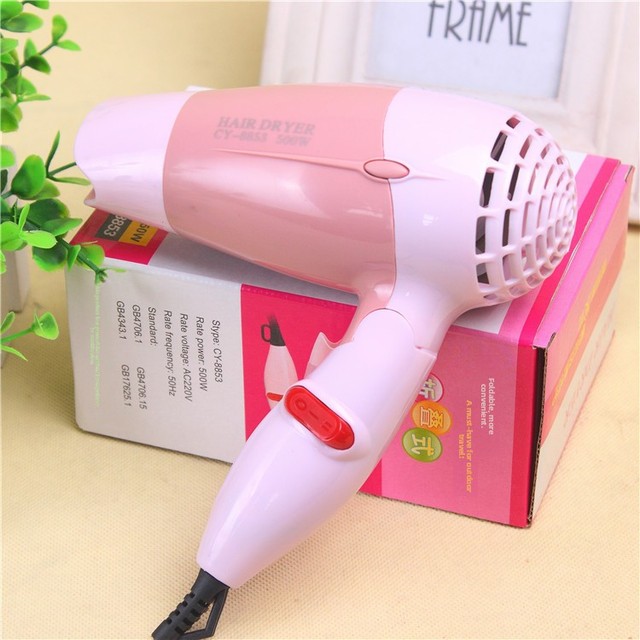 Mini Folding 300W Hair Dryer Student Dormitory Portable Multi-level Adjustable Household Low Power Constant Temperature