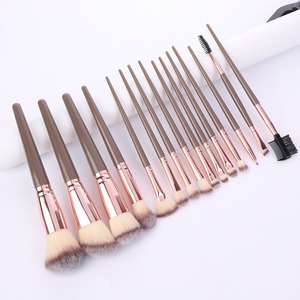 Juego de 15/7 Brochas de Maquillaje con Logotipo Personalizado, Pelo Sintético, Brochas Profesionales para Base y Polvo, con Empaque - Product Image 2