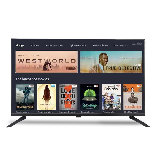 OEM Frameless Android WebOS 4K 8K UHD Smart QLED Miniled TV 50-98 Inches Screen with WiFi LED Backlight HD & 2K Definition