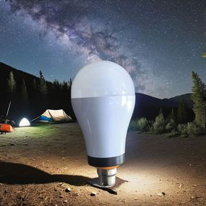 Bombilla LED de Emergencia Recargable AC/DC con Control Remoto - Product Image 4