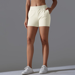 RUIQUWIN Pantalones Cortos de Yoga de Alta Calidad para Mujer Pantalones Cortos Atléticos Transpirables Personalizados Pantalones Elásticos para Correr - Product Image 2