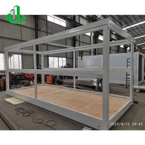 Prefabbricati China pieghevole modulare mobile 20ft contenitore ufficio prefabbricata del contenitore case pieghevole casa prezzo