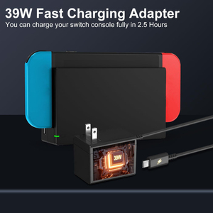 ฐานเชื่อมต่อหน้าจอทีวี SWITCH พร้อมพอร์ตหลายช่อง แท่นชาร์จ USB สำหรับอุปกรณ์เสริมเกมส์ Switch - Product Image 5