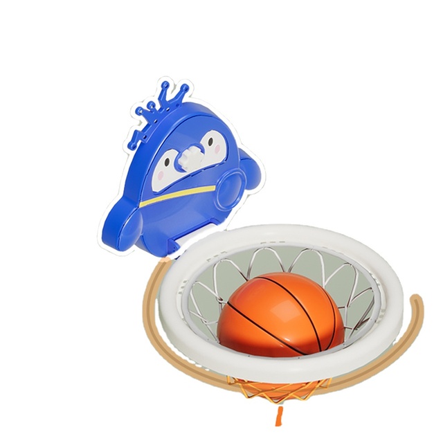 Indoor and Outdoor Portable Mini Basketball Hoop Adjustable Height Space-Saving Plastic Basketball Game Toys for Ages 2-13 Years