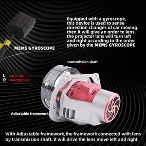 Sanvi 60W 6000K Super Bright AFS 3 Inch Bi LED Projector Lens Headlights Retrofit Kits New Arrival Auto Lighting System - Product Image 4