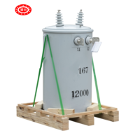 Transformador Monofásico Xinghe de 75 kVA, 100 kVA, 375 kVA, Entrada de 7.2 kV, 50/60 Hz, IEC60076, Refrigerado por Aceite, Montado en Poste, Precio