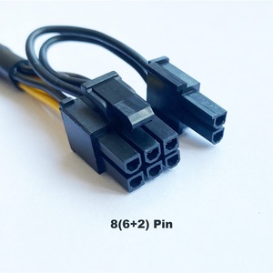 Vrouwelijke Dubbele 8(6 + 2) Pin Pci Express Gevlochten Mouw Splitter Voedingskabel Voor Gpus-Hoge Kwaliteit Pvc Koper Aangepaste Lengte Kleur - Product Image 3