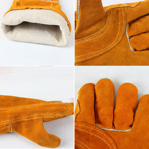 <span class=keywords><strong>Guanti</strong></span> di Sicurezza per Saldatura in Pelle Bovina di Alta Qualità, Anti-Calore, Antiscivolo, Morbidi, per Protezione delle Mani - Product Image 6