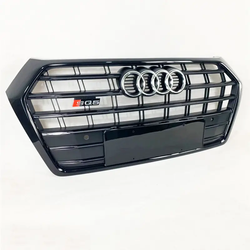 Thích hợp cho Audi q5l trung tâm lưới sửa đổi sq5 trung tâm lưới Audi 18-19 thanh phía trước lưới tản nhiệt lưới bể che