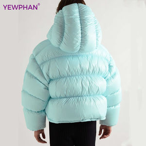 Quantité minimale de commande bas Designer White Duck Puffer Coat Quilted Shell Hooded Down Jacket pour hommes - Product Image 2