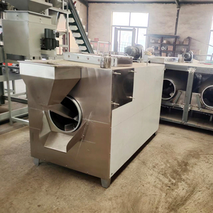 <strong>Drum</strong> Type Gas Electric SoyaBean Chickpea Ground Nut Cacao Cocoa Bean Drying <strong>Roaster</strong> Roasting Machine - Product Image 6