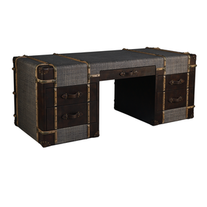 Classico mobili in rattan ufficio <span class=keywords><strong>tavolo</strong></span> retrò <span class=keywords><strong>tavolo</strong></span> ufficio <span class=keywords><strong>scrivania</strong></span> in pelle <span class=keywords><strong>vintage</strong></span> designer - Product Image 2