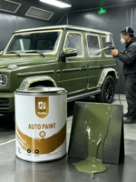 Peinture automobile couleur unie, forte couvrance, couleur pure et uniforme, peinture acrylique 1K 2K pour la retouche automobile