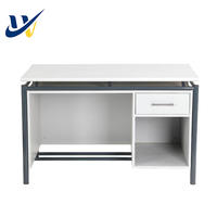 Gran oferta Escritorio de ordenador de oficina de estilo moderno con cajón mesa de profesor de escuela de madera de alta calidad nueva estructura KD