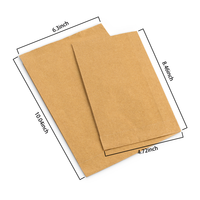Sac en papier kraft personnalisé écologique avec impression flexo, résistant à la graisse, en aluminium, pour poulet rôti, barbecue et brochettes frites