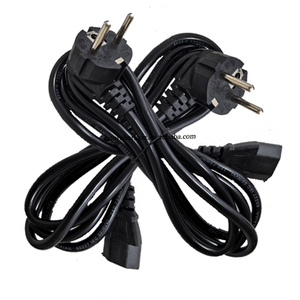 Câble d'alimentation EU vers C13 avec PDU IEC Schuko rond 3 broches 4,8 mm mâle CEE, cordon d'alimentation en cuivre pour ordinateur et appareils électroménagers - Product Image 3